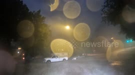 July 31st, 2023, Downtown Fort Collins, Larimer County, Colorado Evening Flooding - Storm Spotter Camera