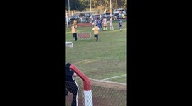 Soccer Player Feigns Injury and Repeatedly Falls Off Stretcher