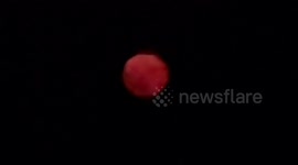 Magnificent Super Moon rise in Turkey’s southern coast