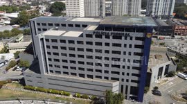 aerial view of the federal police regional superintendence building in Lapa São Paulo Brazil
