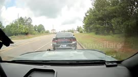 Georgia police officer shocked when he pulls over his own boss for speeding