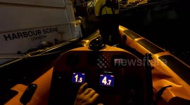 Reveller stuck on wooden beam next to ferry rescued in Poole, Dorset