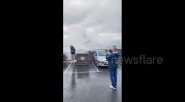 France: Storm Patricia Brings Strong Winds, High Waves To Brittany Coasts