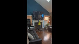 Man caught texting girlfriend through TV after she 'blocks him on Instagram' – and the internet can't handle it