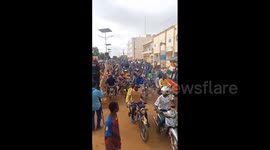 Protesters gather in Niger to support military coup on Independence Day for African nation