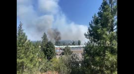 US: Wildfire Breaks Out In Spokane, WA, Prompting Evacuations 2