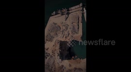 Beirut Blast Anniversary: 2020 Drone Footage Of Aftermath