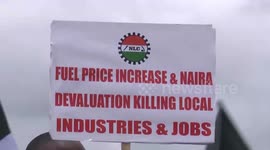Nigerian labor unions begin mass protests over tough economic policies