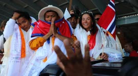 Norwegian mountaineer Kristin Harila Nepali mountaineer Tenjen (Lama) Sherpa becoming the world's fastest climbers to scale all peaks above 8,000 meters