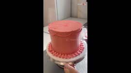 Cake artist gets ready to cross over to Barbie Land with a    pleasurably pink treat