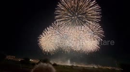 Massive grass fire breaks out during Tokyo Fireworks Festival