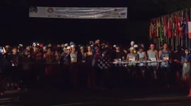 Int'l marathon held at Cambodia's Angkor Wat