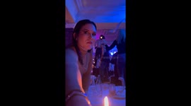 Drunk girl vibing to the music falls head over heels in a party *Hilarious Fail*