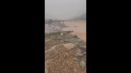Terrible flash floods devastated and completely destroyed a village in northern Vietnam