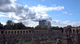 Peace and quiet at the Brompton Cemetery in London