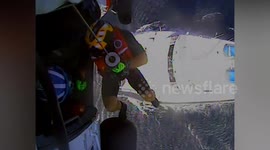 Emergency Aircrew Rescues Man Experiencing Chest Pains While At Sea in Treasure Island, FL, USA