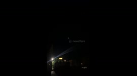 Beautiful meteor shower hooks attention by lighting up the night sky in Melbourne, Australia