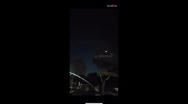 Falling Meteor wonderfully lights up the night sky in Melbourne, Australia