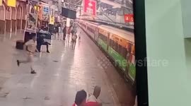 Alert RPF constable saves passenger in perilous train situation in northern India