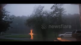 Severe Thunderstorm/Heavy Rain and Lightning; Greensboro, Maryland - August 7th, 2023