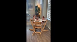 Triplets Have a Dinner Time Chat