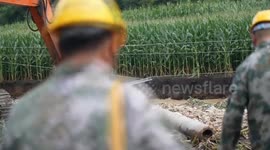 Rescue, relief operations in full swing in China's flood-hit areas