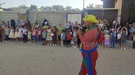 Gaza Strip Clowns Entertain Children