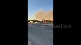 US: Massive Brush Fire Destroys Apartment Building In Cedar Park, TX 3