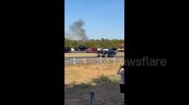 US: Massive Brush Fire Destroys Apartment Building In Cedar Park, TX 2