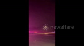 US: Massive Brush Fire Destroys Apartment Building In Cedar Park, TX