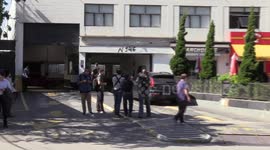 Carla Zambelli Speaks to Press After Leaving Federal Police Building in Sao Paulo, Brazil