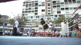 Wushu Sanda fighting competition held in Lebanon