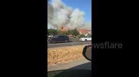 US: Massive Brush Fire Destroys Apartment Buildings In Cedar Park, TX 5