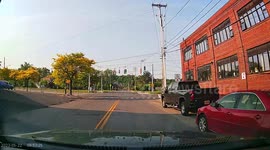 Driver Turns Left on Red and Ends Up in Collision
