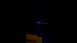 Falling Space Debris Over Melbourne