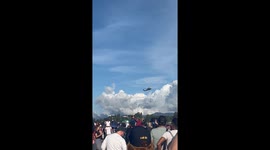 Helicopter Pilots Demonstrate Skills at Air Show