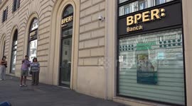 Italian bank stocks plummet after gov't approves windfall tax