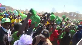 Zimbabwean president assures food security as election date approaches