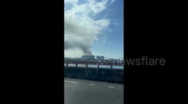 France: Major Fire Breaks Out At Grain Silos In La Rochelle