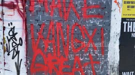 Graffiti war sparked as Chinese propaganda painted over on London's Brick Lane