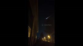 Space Debris Enters Atmosphere Over Melbourne