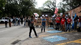 Students Protest Against The Governor of Sao Paulo in Sao Paulo, Brazil