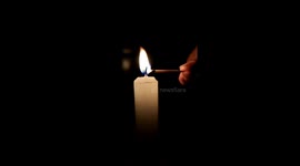 Lighting matchstick with candle