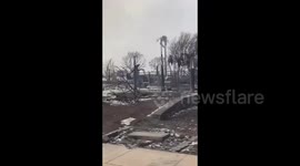 US: Footage Of Devastation In Lahaina After Wildfires Rip Through Maui 4