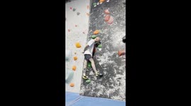 Rock Climbing With No Hands