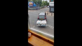 Robot Removes Car From Disabled Parking