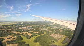 Landing of a Boeing 787