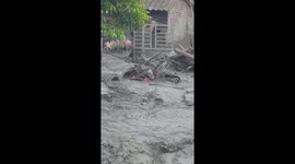 Flash flood and mudslides destroy mountain village in Vietnam