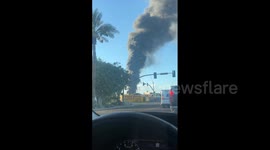 US: Massive Fire Breaks Out At Recycling Yard In Glendale, AZ 2