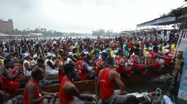 Hundreds compete in decades-old boat race in Kerala